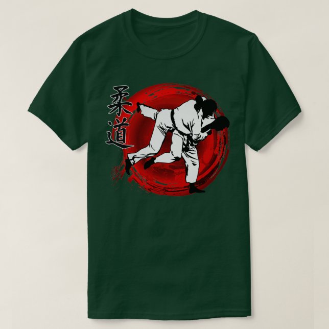 Funny Gift for Samurai Judo T Shirt (Design framsida)