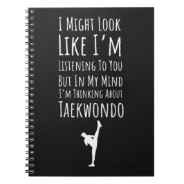 Funny Gift For Taekwondo Lover Humor Martial Arts Anteckningsbok