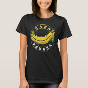Funny Gift-gåva Nana Banana-design T Shirt