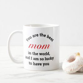 Funny Gift Modern Typography Mors dag Kaffemugg
