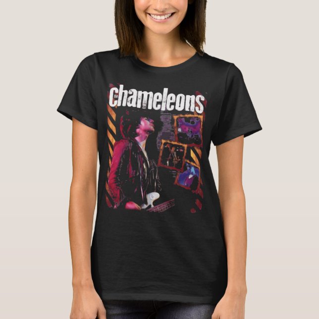 Funny Gift Post Punk The Chameleons Idol  T Shirt (Framsida)