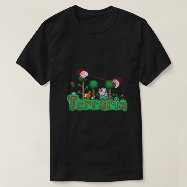 Funny Gift Terraria Game jul Classic T-Shirt (Design framsida)