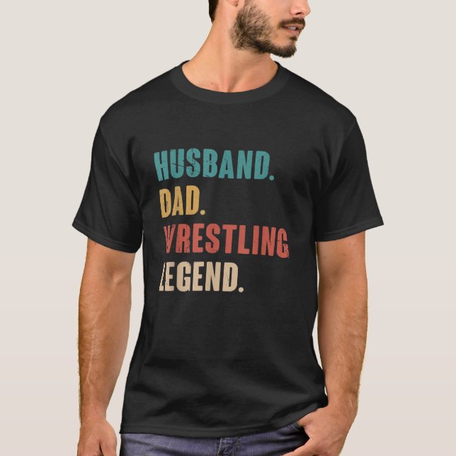 Funny Gift Wrestler Pappa Make T Shirt (Framsida)