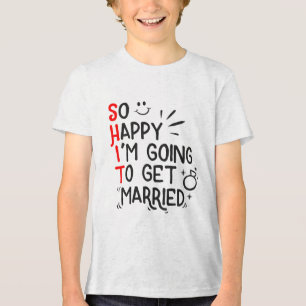 Funny Giftermål Gift Superskoj Groom Bride Bröllop T Shirt