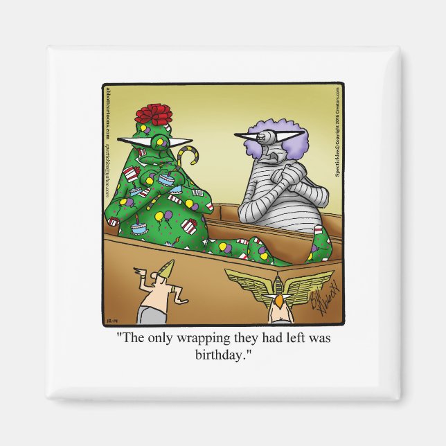 Funny Giftermål Humor Magnet (Framsidan)