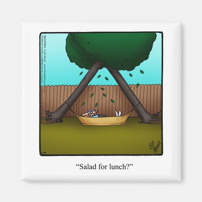 Funny Giftermål Humor Magnet (Framsidan)