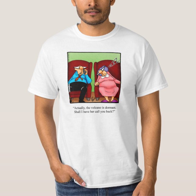 Funny Giftermål Humor Tee Shirt for Him (Framsida)