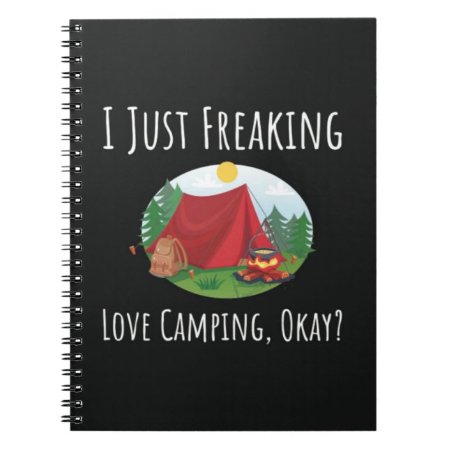 Funny Gifts For A Camping Lover Camper Adventure Anteckningsbok (Framsidan)