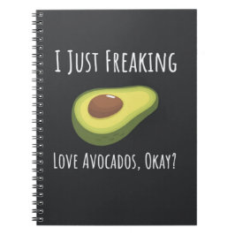 Funny Gifts For Avocado Lovers Vegan Foodie Anteckningsbok