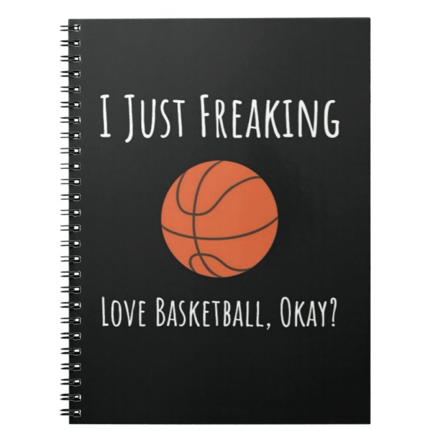 Funny Gifts For Basketball Lovers Player Sport Fan Anteckningsbok (Framsidan)