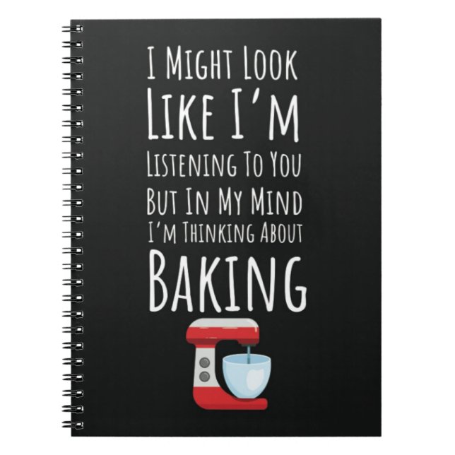 Funny Gifts For Bread Bakers Baking Food Bakery Anteckningsbok (Framsidan)
