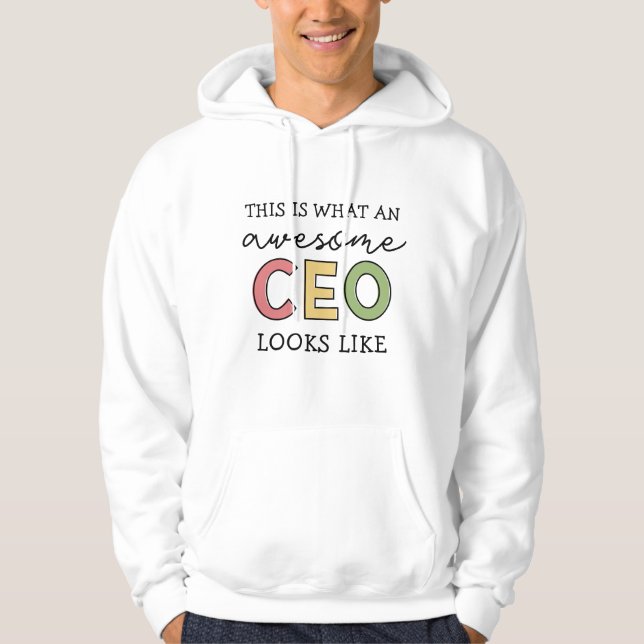 Funny Gifts for CEO | Fantastisk CEO Chef Gifts Hoodie (Framsida)