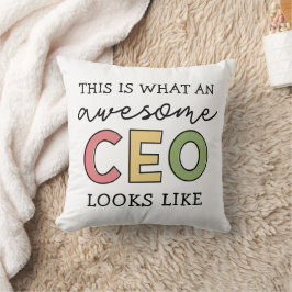 Funny Gifts for CEO | Fantastisk CEO Chef Gifts Kudde