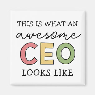 Funny Gifts for CEO Fantastisk CEO Chef Gifts Magnet