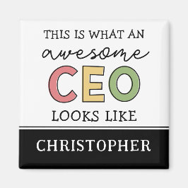 Funny Gifts for CEO | Fantastisk CEO Chef Gifts Magnet
