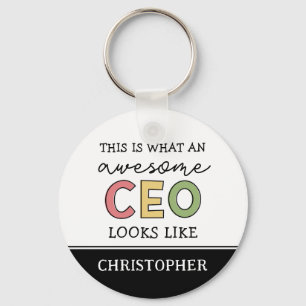 Funny Gifts for CEO Fantastisk CEO Chef Gifts Nyckelring