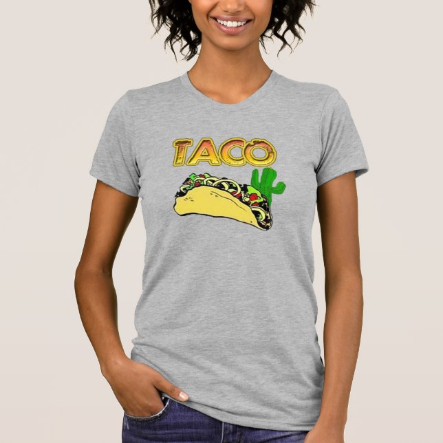 Funny Gifts for Chef | Fokus, Fitness Taco Tees T Shirt (Framsida)