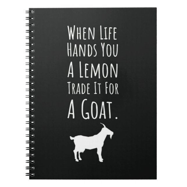 Funny Gifts For Goat Lovers Farm Animals Farming Anteckningsbok (Framsidan)
