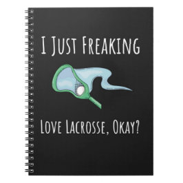 Funny Gifts For Lacrosse Lovers Player Sports Lax Anteckningsbok