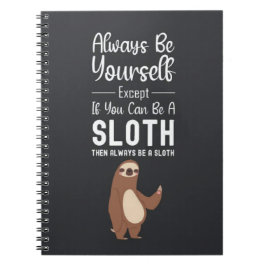 Funny Gifts For Sloth Lovers Humor Animals Joke Anteckningsbok