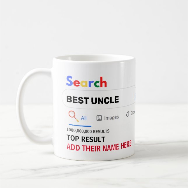Funny Gifts UNCLE AUNTY COUSIN NEPHEW NIECE MAMMA  Kaffemugg (Vänster)