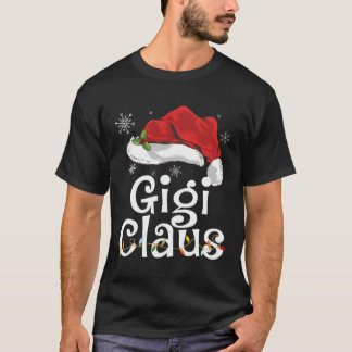 Funny Gigi Claus jul T-Shirt Pajamas Santa G