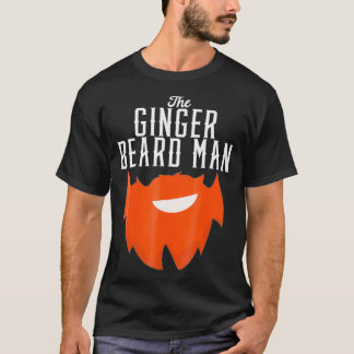Funny Ginger Beard Man för Rödhårig T Shirt