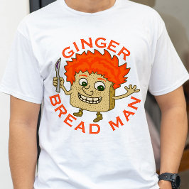 Funny Ginger Bread Man jul Pun T-shirt