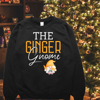 Funny Ginger Gnome Beer jul T Shirt