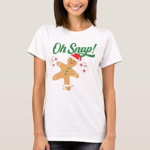 Funny Ginger Snaps-Jul Shirt - Helgdag Humor T