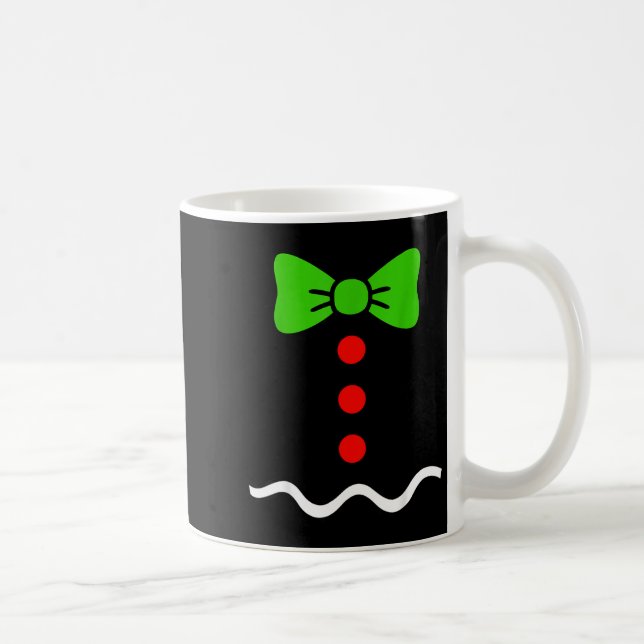 Funny Gingerbread Christmas Cookie Xmas Costume Ki Kaffemugg (Höger)
