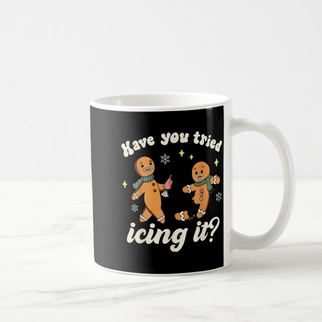 Funny Gingerbread Have You Tried Icing It Er Nurse Kaffemugg (Höger)