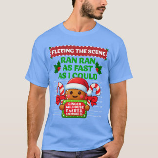 Funny Gingerbread Inmate Christmas Matching Family T Shirt