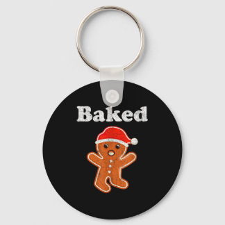 Funny Gingerbread Man Baked Cookie Baking Adult Ch Nyckelring