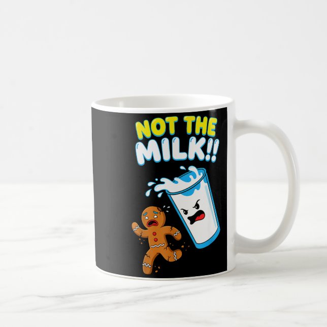 Funny Gingerbread Man Not The Milk Pun Cookies Wom Kaffemugg (Höger)