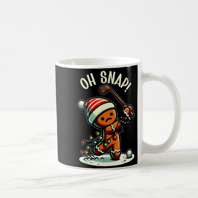 Funny Gingerbread Man Pajamas &amp; Pjs Xmas Holid Kaffemugg (Höger)