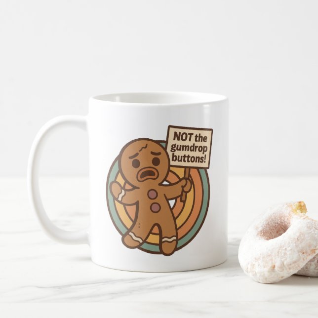 Funny Gingerbread Mug – Gingy Holiday Design Kaffemugg (Med munk)