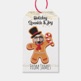 Funny gingerbread  presentetikett
