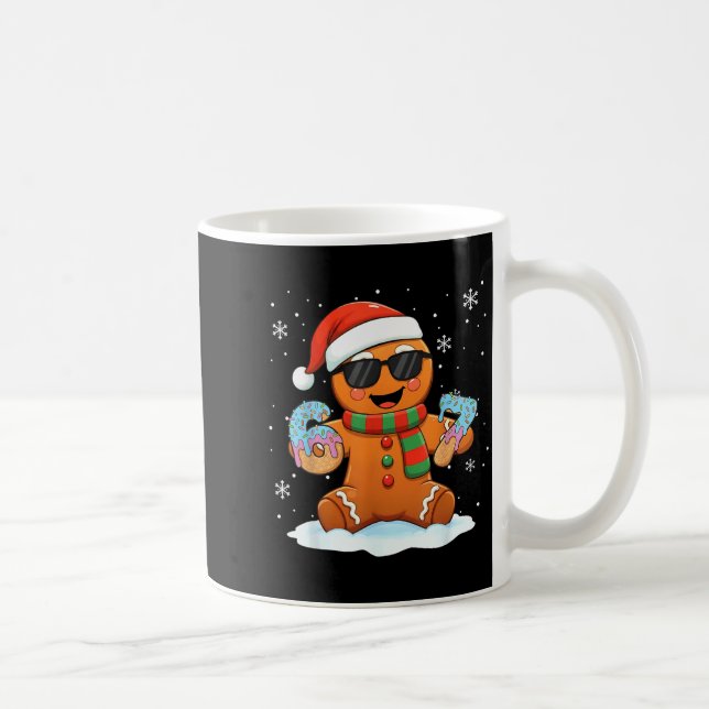 Funny Gingerbread Six Seven 67 Ice Cream Drip Chri Kaffemugg (Höger)