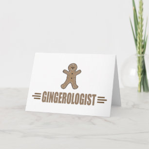 Funny Gingerbröd Helgkort