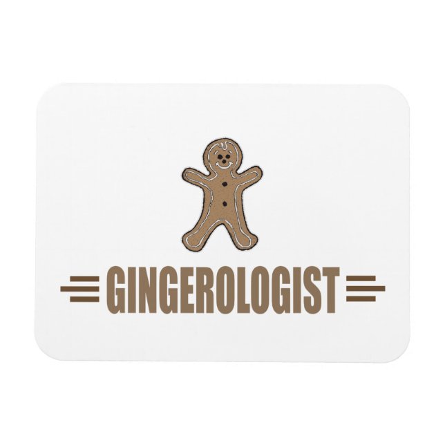 Funny Gingertea Cookie Magnet (Horisontell)