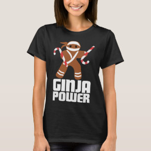 Funny Ginja Power Cute jul Cookie Gingerbrea T Shirt