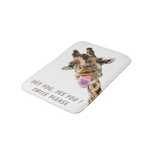 Funny Giraffe Bath Mat Badrumsmatta