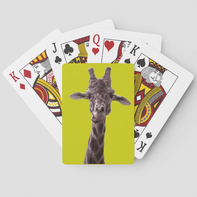 Funny Giraffe Casinokort (Baksidan)