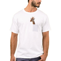 Funny Giraffe i min Pocket T-shirt