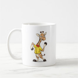 Funny Giraffe Illustration Kaffemugg