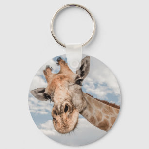 Funny Giraffe Nyckelring
