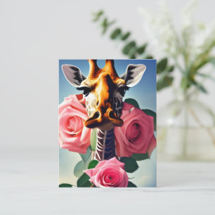 Funny Giraffe och Ro Surreal Vykort