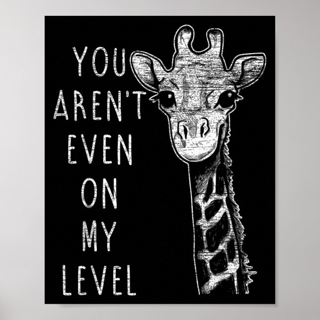 Funny Giraffe  Poster (Framsidan)