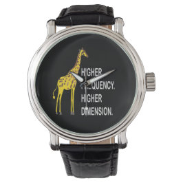 Funny Giraffe Pun Armbandsur